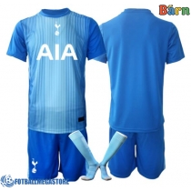 Fotballdrakt Barn Tottenham Hotspur Keeper Bortedraktsett 2025-26 Kortermet (+ Korte bukser)